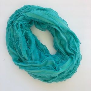 Teal Infinity Scarf